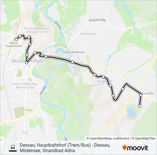 Автобус 14: карта маршрута