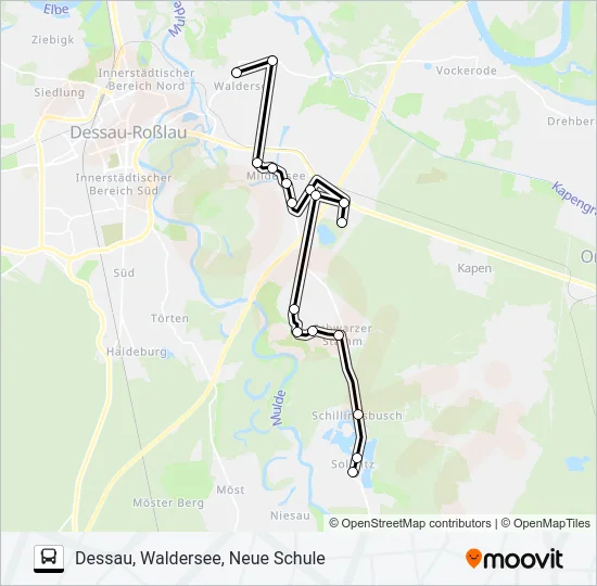 15 Bus Line Map