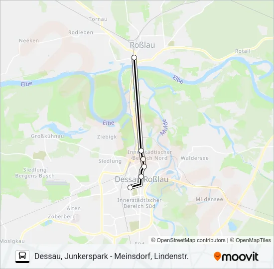 16 Bus Line Map