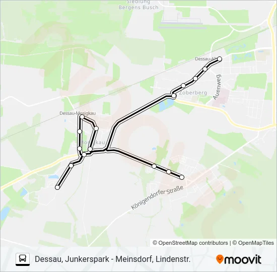 16 Bus Line Map