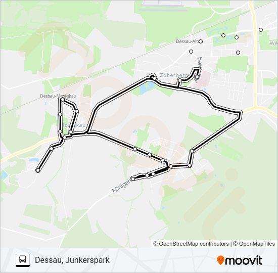 Автобус N2: карта маршрута