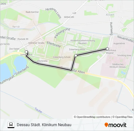 N3 Bus Line Map