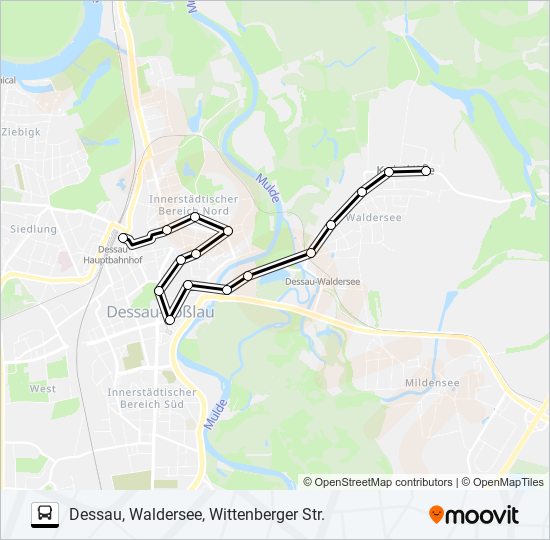 Автобус N4: карта маршрута