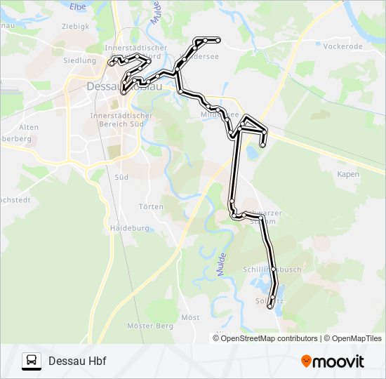 Автобус N4: карта маршрута