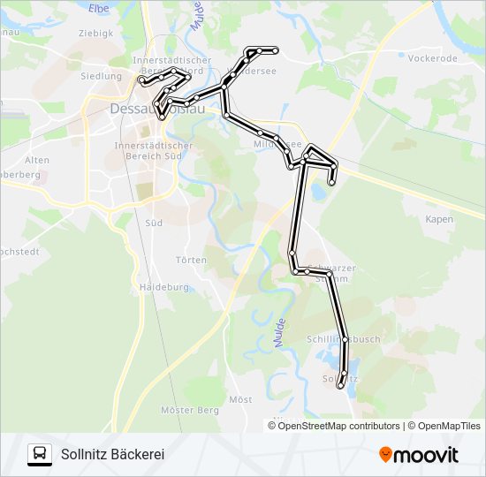 Автобус N4: карта маршрута