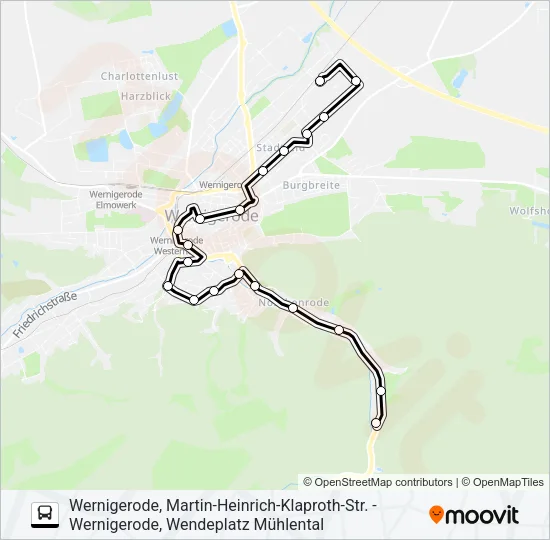 202 Bus Line Map