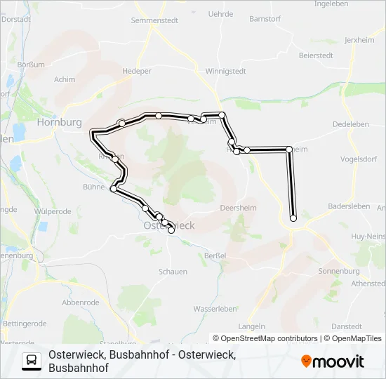 212 Bus Line Map
