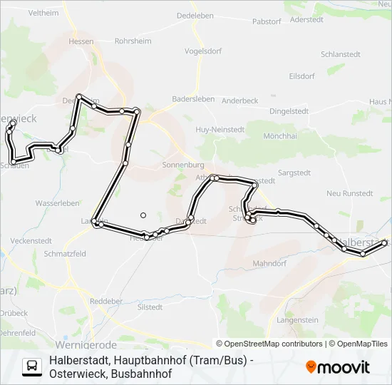 213 Bus Line Map