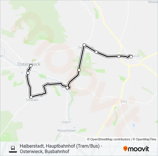 213 Bus Line Map