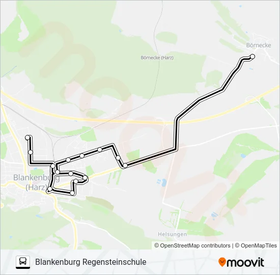 232 Bus Line Map