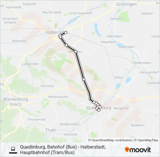 233 Bus Line Map