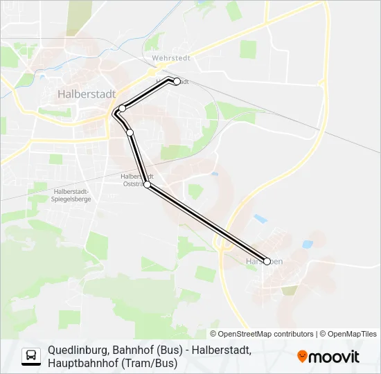 233 Bus Line Map