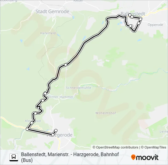 244 Bus Line Map