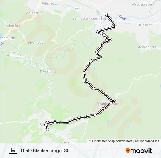 256 Bus Line Map