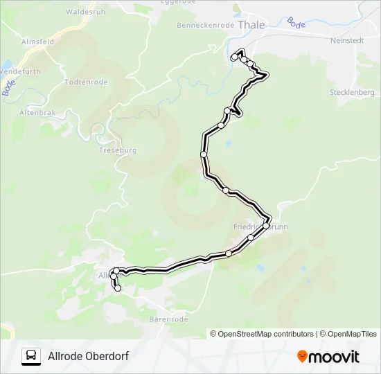 256 Bus Line Map