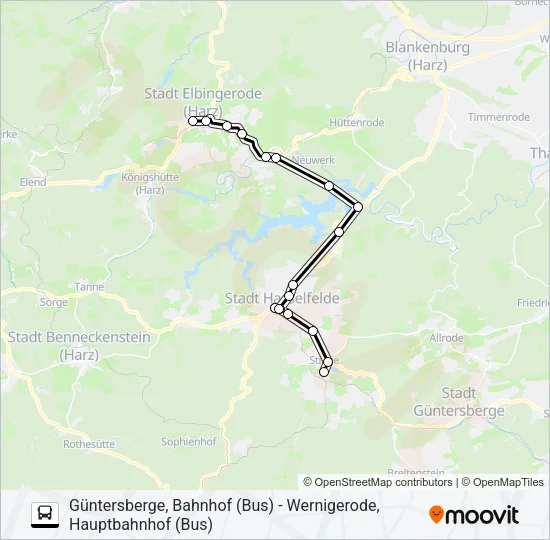 260 Bus Line Map