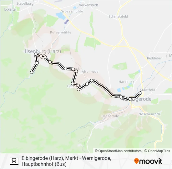 Автобус 274: карта маршрута