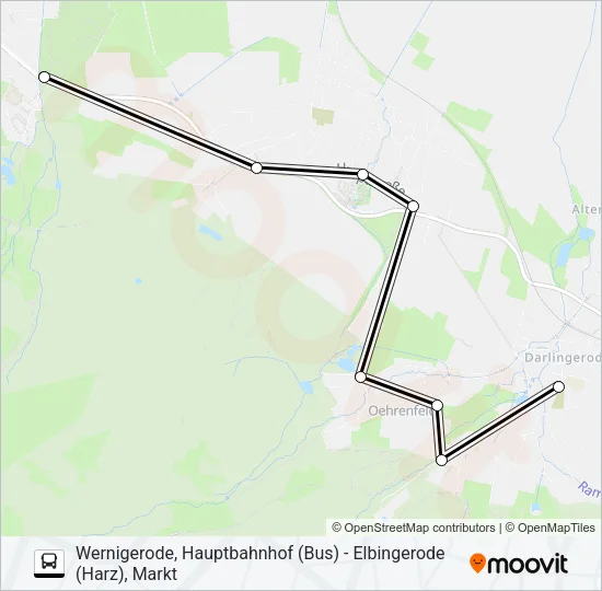 274 Bus Line Map