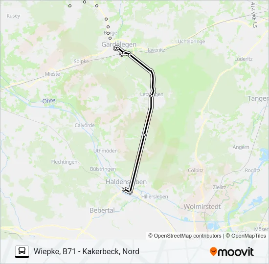 Автобус 100: карта маршрута