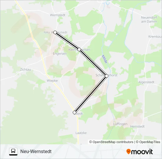 103 Bus Line Map