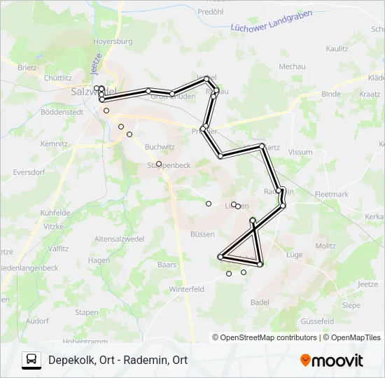 112 Bus Line Map