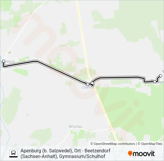 118 Bus Line Map