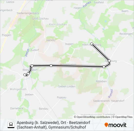 118 Bus Line Map