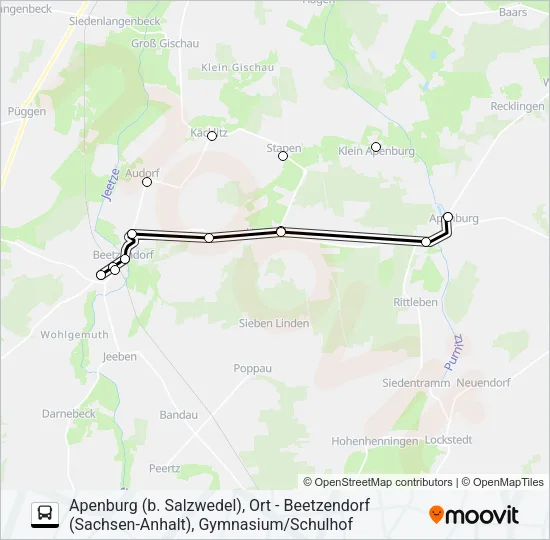 118 Bus Line Map