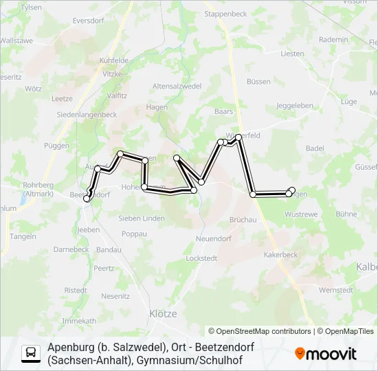 118 Bus Line Map