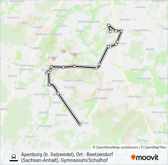 118 Bus Line Map