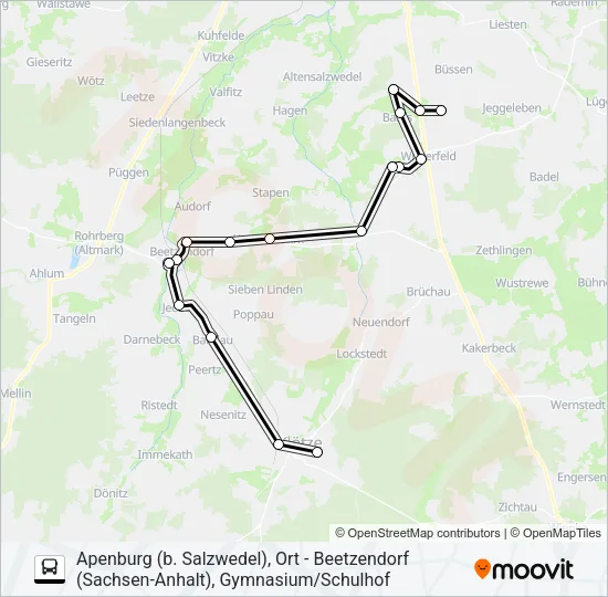 118 Bus Line Map