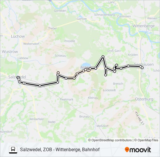 200 bus Line Map