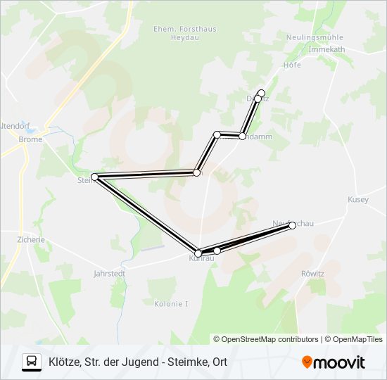 312 bus Line Map