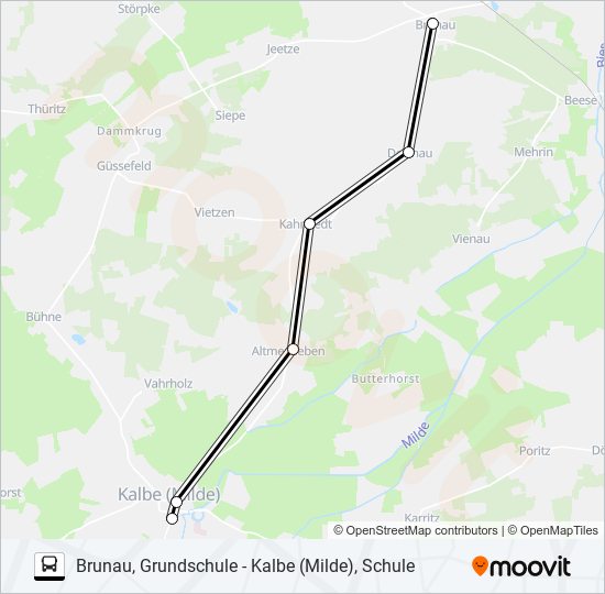 510 bus Line Map