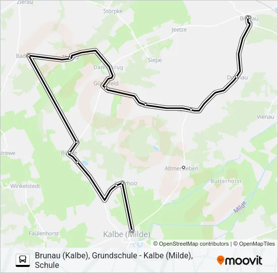 Автобус 510: карта маршрута
