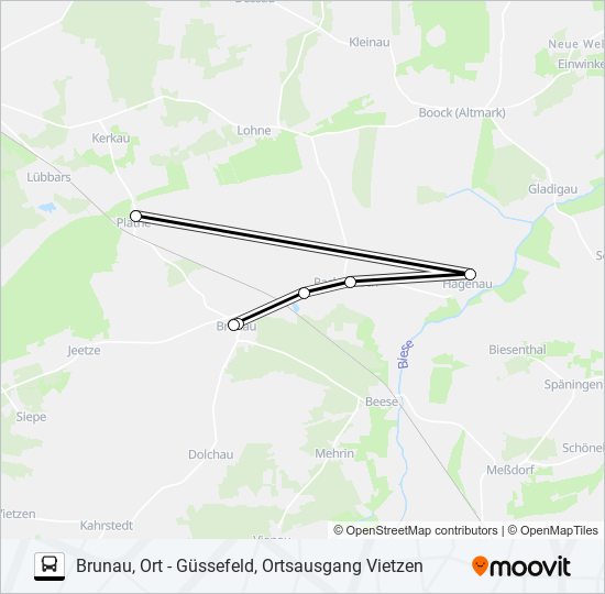 513 bus Line Map