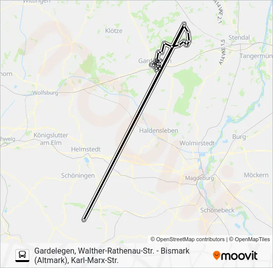 Автобус 600: карта маршрута