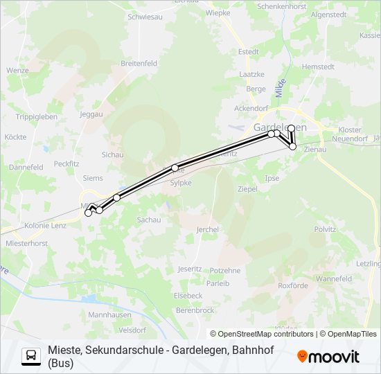 710 bus Line Map