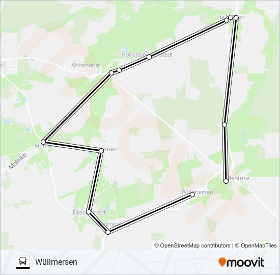 802 bus Line Map