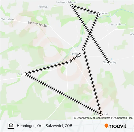 910 Bus Line Map