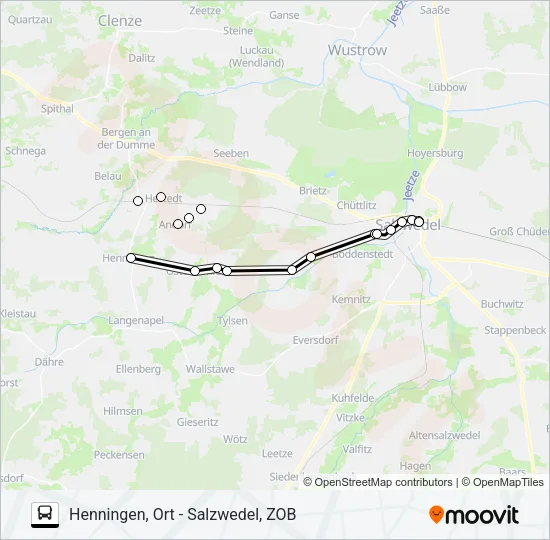 910 Bus Line Map