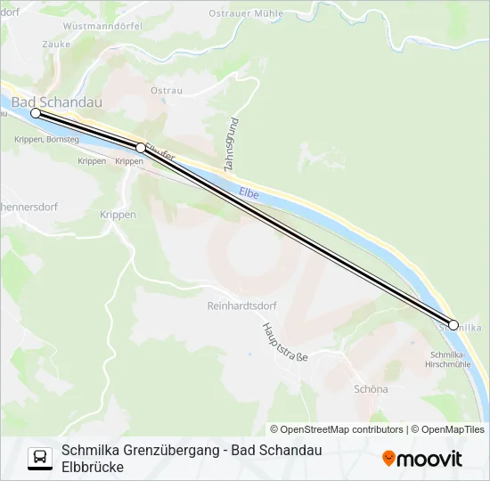 S1 Bus Line Map