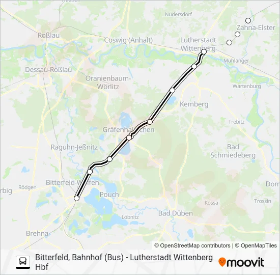 Автобус S2: карта маршрута