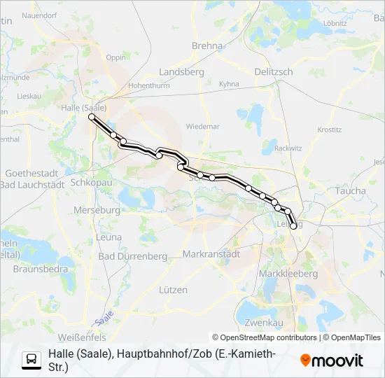 Buslinie S3 Karte