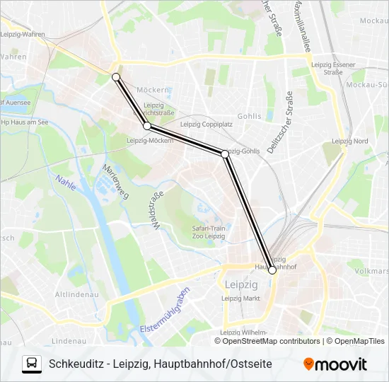 Автобус S3: карта маршрута