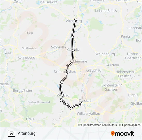 S5 Bus Line Map