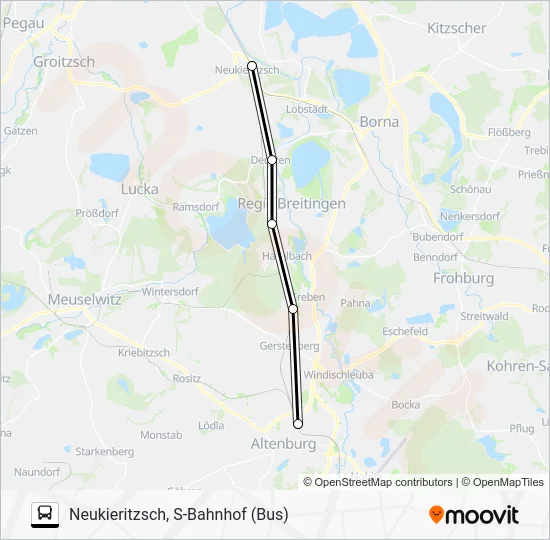 Автобус S5: карта маршрута