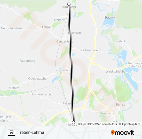 S5 Bus Line Map