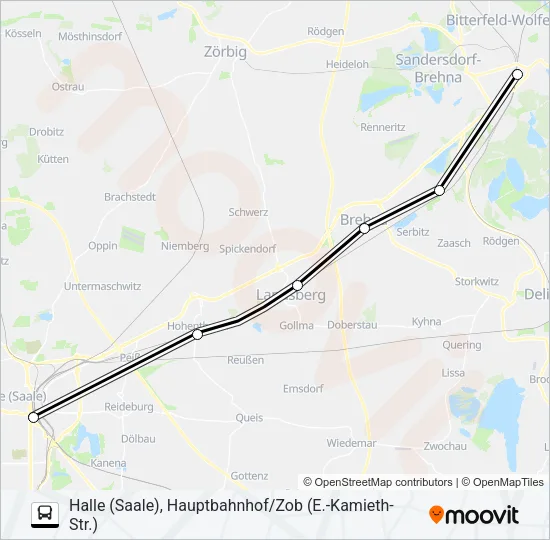 S8 Bus Line Map