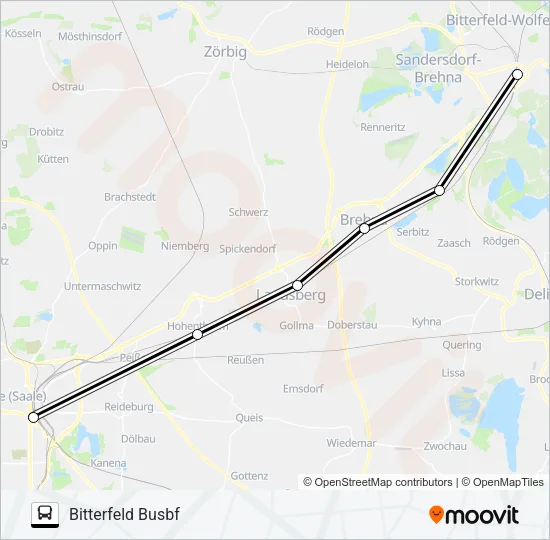 S8 Bus Line Map